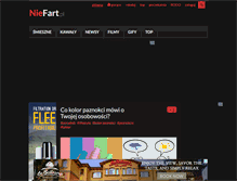 Tablet Screenshot of niefart.pl